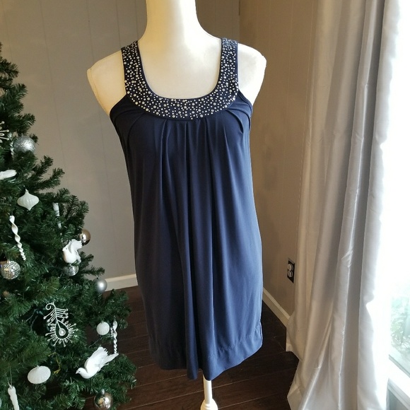 Sleeveless navy blue top - Picture 7 of 7